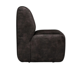 Riviera Maison Eetkamerstoel Dazzle Grimaldi Grey, Velvet