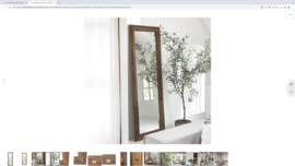 Riviera Maison Beach House Mirror Spiegel 220x80 cm