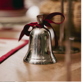 Riviera Maison Merry Christmas Decoration Bell, zilver