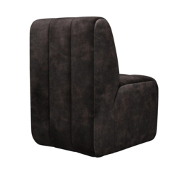 Riviera Maison Eetkamerstoel Dazzle Grimaldi Grey, Velvet