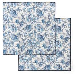Riviera Maison Floral Island Print Napkin Servet S/2