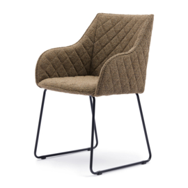 Frisco Drive Dining Armchair, Peluche Bouclé Classic Brown