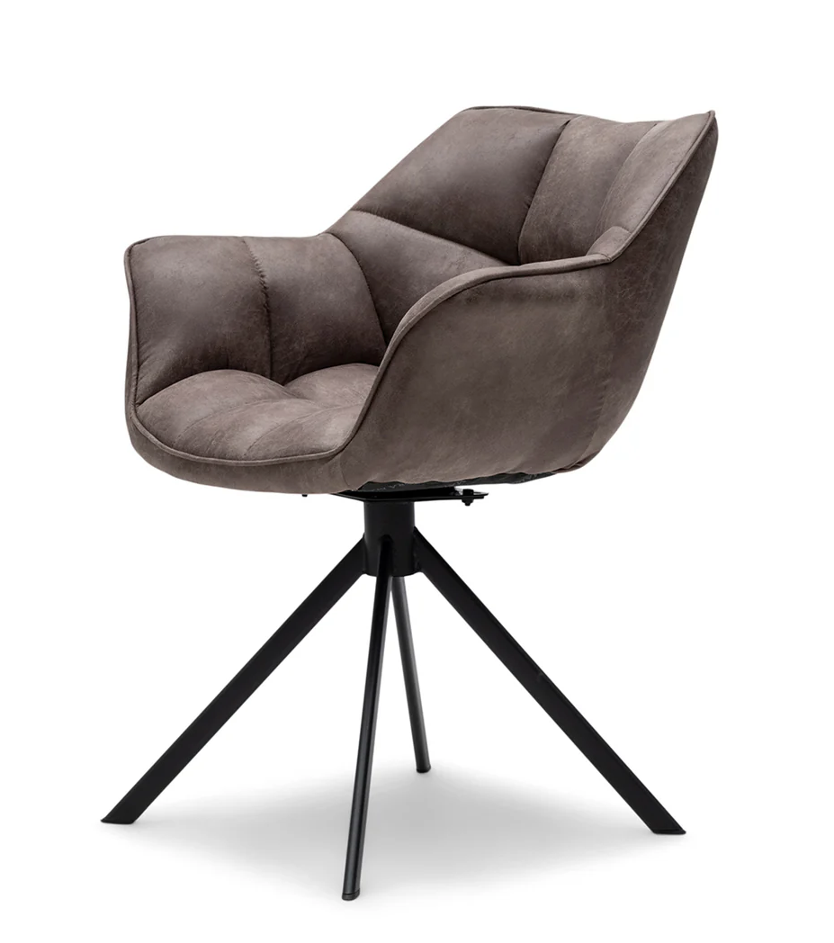 Riviera Maison Carnaby Dining Arm Chair Pellini Coffee