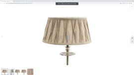 Riviera Maison Cambridge Lampshade naturel 23x30