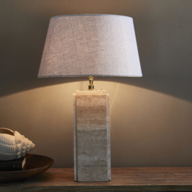 Rivièra Maison Linen Taper Lampshade Flax 45x25