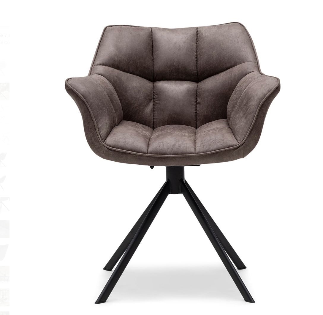 Riviera Maison Carnaby Dining Arm Chair Turning Leg Pellini Coffee