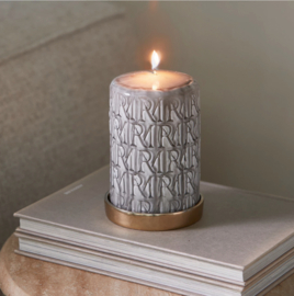 Riviera Maison RM Monogram Pillar Candle 9,cx15 cm