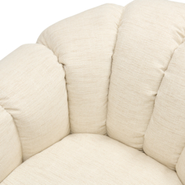 Rafal Lounge Armchair, Two-Tone Weave Fine Natural