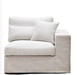 Rivièra Maison Miles Corner arm right, anwhite