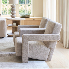 Riviera Maison Messina Fauteuil, Bruin