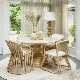 Rivièa Maison Vedella Dining Table, Dia 130cm