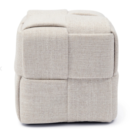 Rivièra Maison Qbic Poef 40×45 Antique White