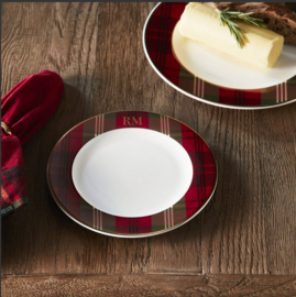 Riviera Maison RM Classic Tartan Breakfast Plate
