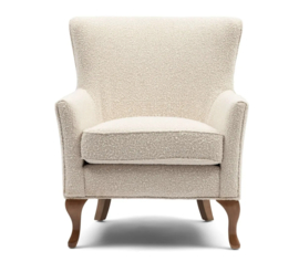 Rivièra Maison Cavendish Arm Chair White Sand Boucle