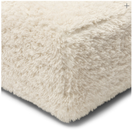 Rivièra Maison Brandon Center XL, poodle weave, white lion