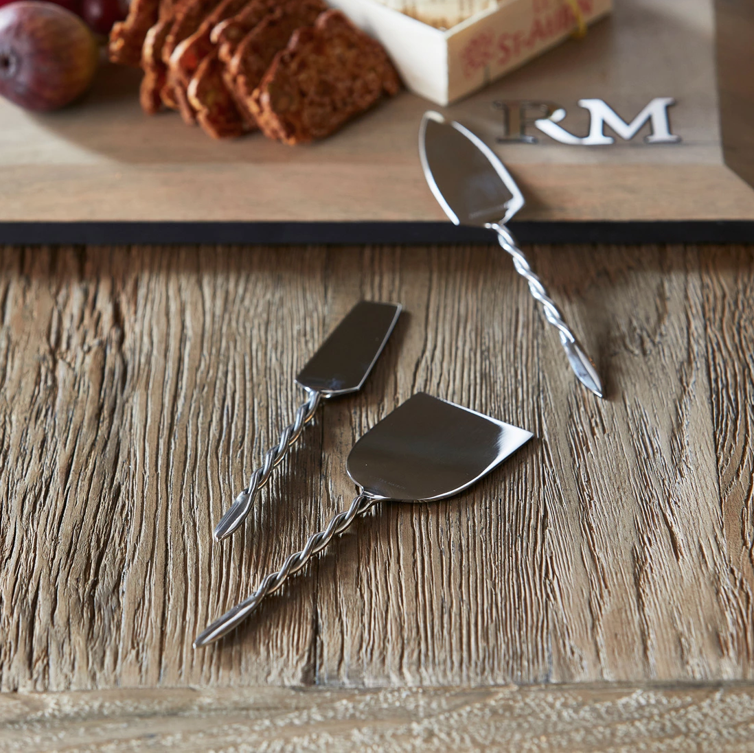 Riviera Maison RM Twisted Cheese Knives 3 pieces
