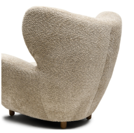 Riviera Maison Courchevel Wing Chair Vintage Velvet Sterling Silver