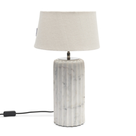 Rivièra Maison Linen Taper lampshade White 30x17