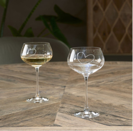 Rivièra Maison With Love White Wine Glass