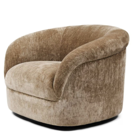 Cortona Swivel Armchair Mochaccino