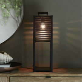 Riviera Maison Ocean Cay Shutters Table Lamp black