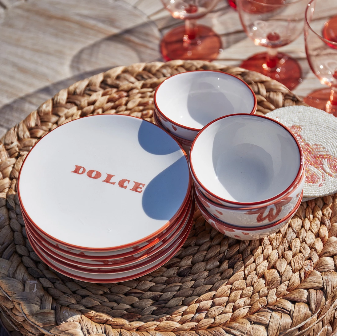 Riviera Maison Bella Flowers Cake Plate