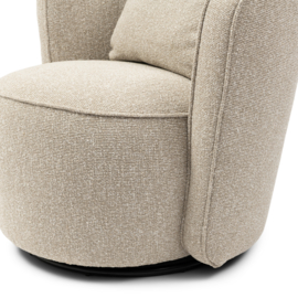 Rivièra Maison Cipriani Swivel Armchair Dune Sand