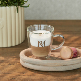 Riviera Maison Double Wall Monogram Glass M