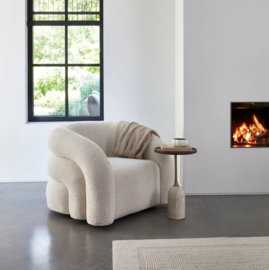 Riviera Maison Swivel Draaibare Fauteuil Vittorio wit