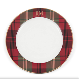 Riviera Maison RM Classic Tartan Breakfast Plate