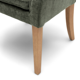 La Scala Dining Armchair, Montmarte Weave Italian Olive