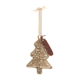 Riviera Maison Rustic Rattan Christmas Tree Ornament