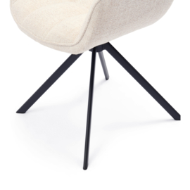 Carnaby Dining Armchair Turning Leg, Tweed