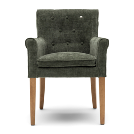 La Scala Dining Armchair, Montmarte Weave Italian Olive