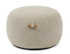 Riviera Maison Aspen Footstool, Mountain Weave, Dune Sand PRE ORDER