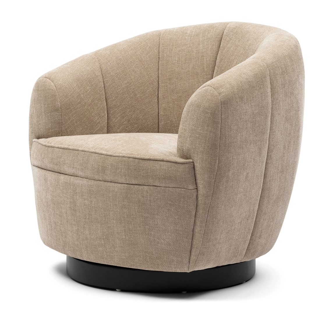 Riviera Maison The Countess Swivel Beige, Draaibare Fauteuil
