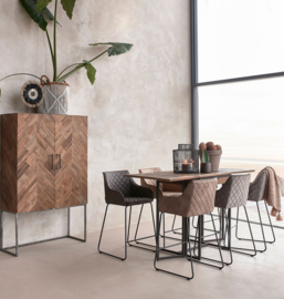 Rivièra Maison Frisco Drive counter Stool, pellini, Camel