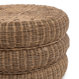Riviera Maison Rustic Rattan Macaron Footstool