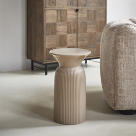 Riviera Maison Cascais End Table High, Sand