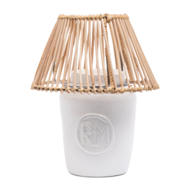 Rivièra Maison RM Clay Candle Holder White