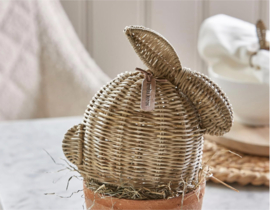 Riviera Maison Rustic Rattan Easter Bunny Statue