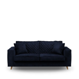 Rivièra Maison Kendall Sofa 2,5 Seater, velvet, estate blue