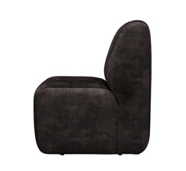 Riviera Maison Eetkamerstoel Dazzle Grimaldi Grey, Velvet