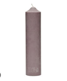 Rivièra Maison The RM Pillar Candle Rustic Purple, 7x30 cm