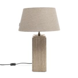Rivièra Maison Linen Taper Lampshade Flax 45x25