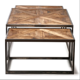 Riviera Maison Le Bar American Coffeetable Set van 3