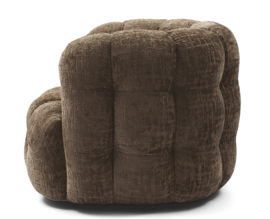 Riviera Maison Arosa Swivel DraaiFauteuil, Bruin