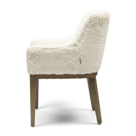 Riviera Maison Whistler Dining Arm Chair Eetkamerstoel, Snow