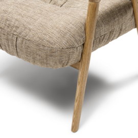 Rivièra Maison Castello Dining Armchair Two-Tone Weave Light Brown