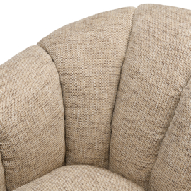 Rafal Lounge Armchair, Two-Tone Weave Light Brown